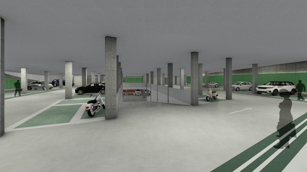 Aparcamiento Subterráneo junto al Consultorio Médico, Ojén