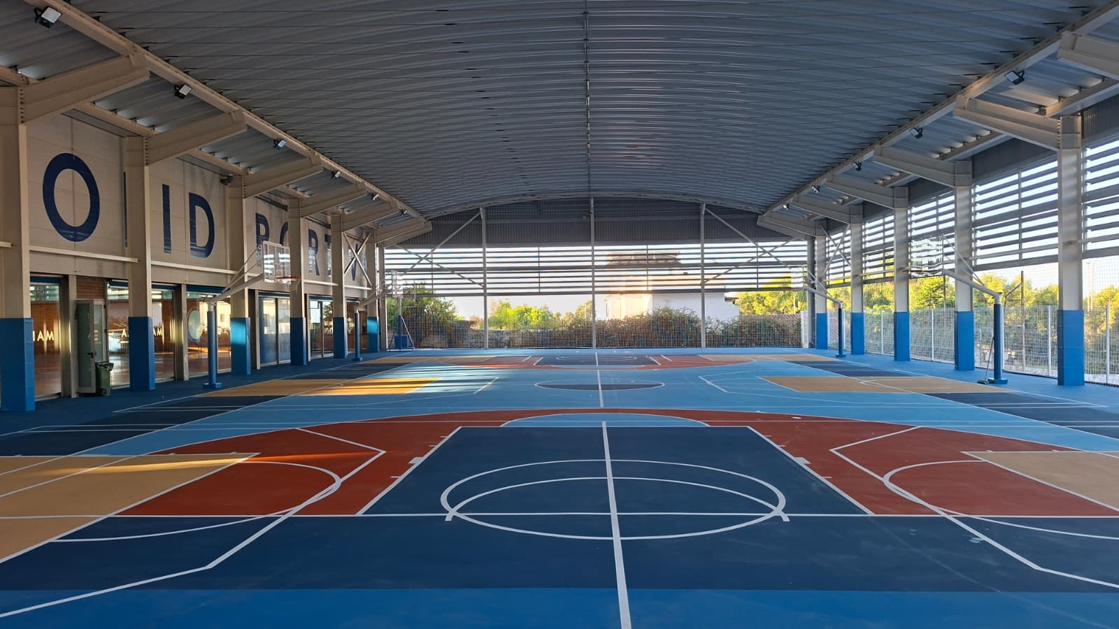 Sports Court Roof — Carlos Cabezas Pavilion, Marbella